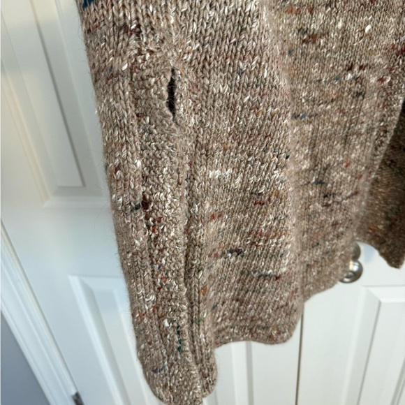 Aritzia Wilfred Dunkirk Wool Alpaca Blend Sweater Tan Brown Vest Size Small - Picture 5 of 10